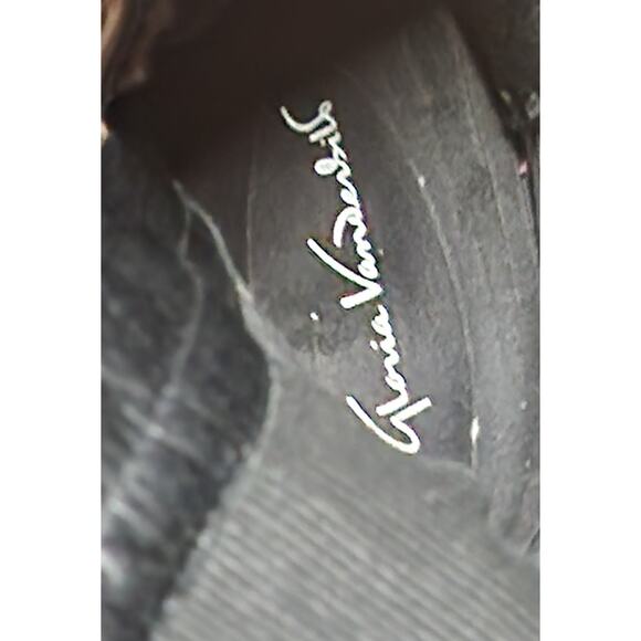 Gloria Vanderbilt Beatrice Knee High Black Microsuede Tall Boots Size 6 M - Picture 9 of 11